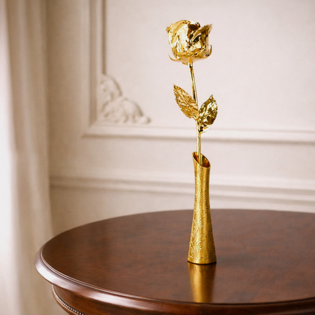 24K Golden Rose