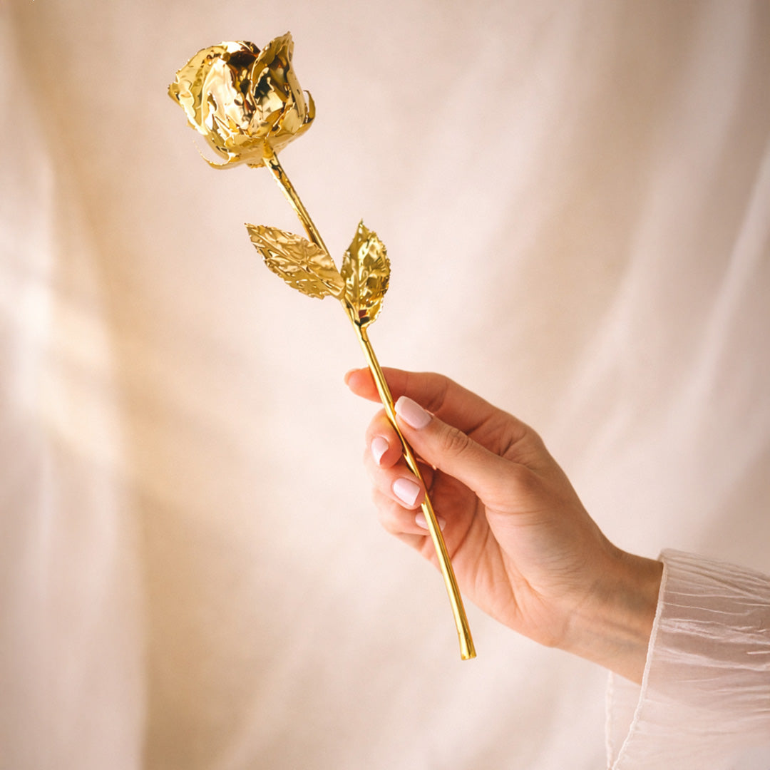 24K Golden Rose